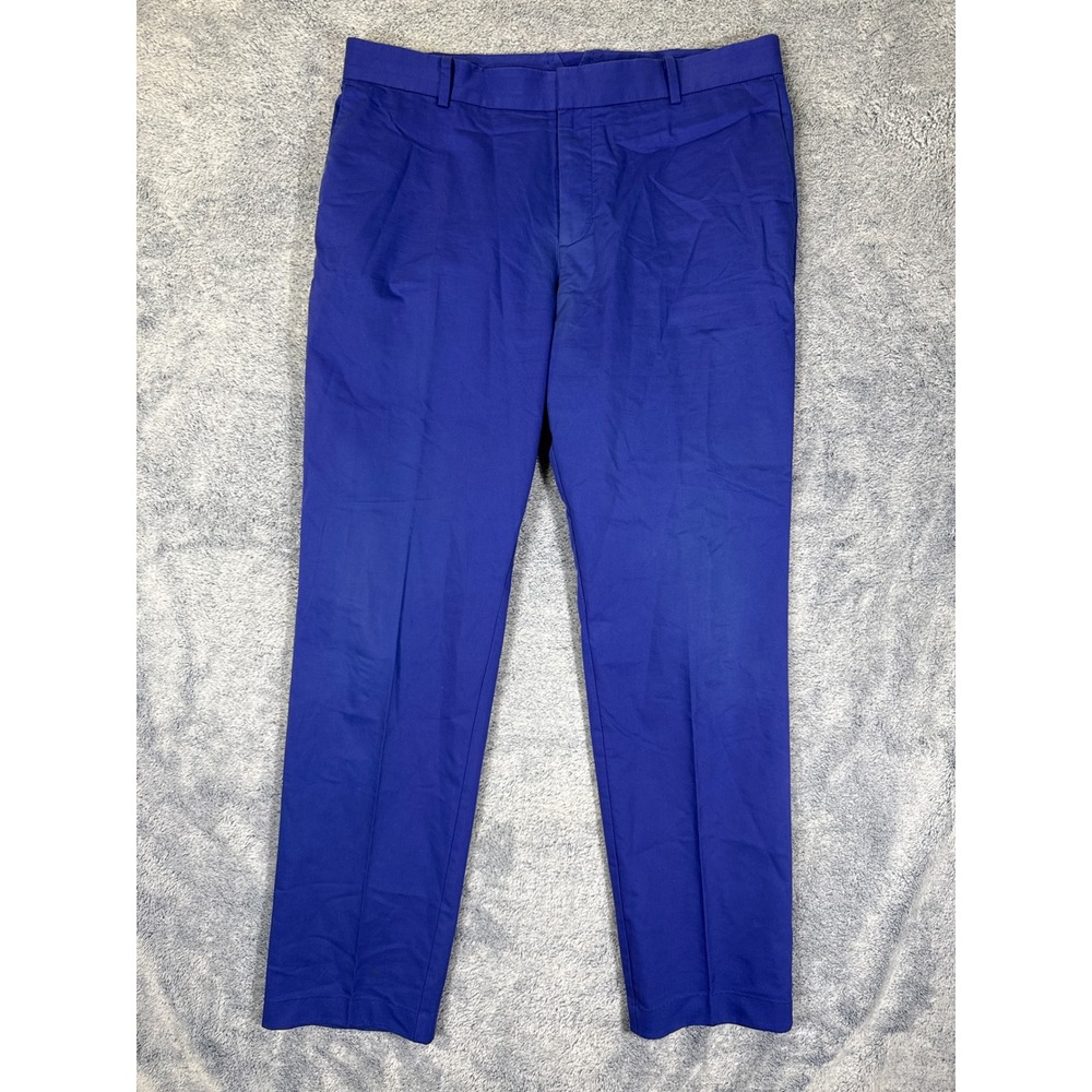 Nike Golf Modern‎ Fit Dri-FIT Pants Mens 36x32 Royal Blue Stretch Golf Trousers